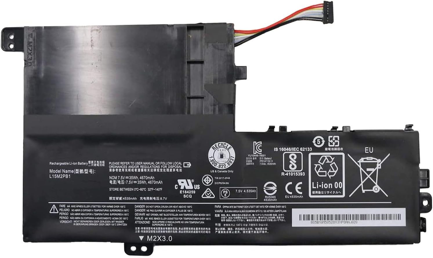 Amazon.com: L15M2PB1 L15L2PB1 L15C2PB1 L15M3PB0 Laptop Battery